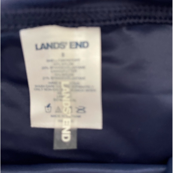 LANDS END NEW 12D navy white swimsuit top tankini top, and worn once bottoms 10 - Picture 2 of 3